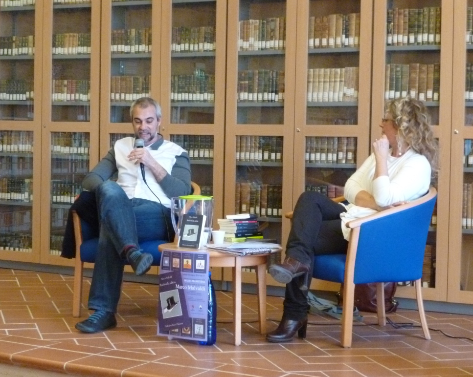 Marco Malvaldi in Biblioteca