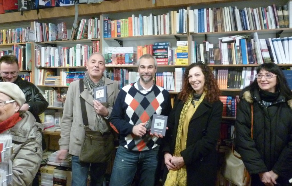 Marco Malvaldi con i lettori in Libreria